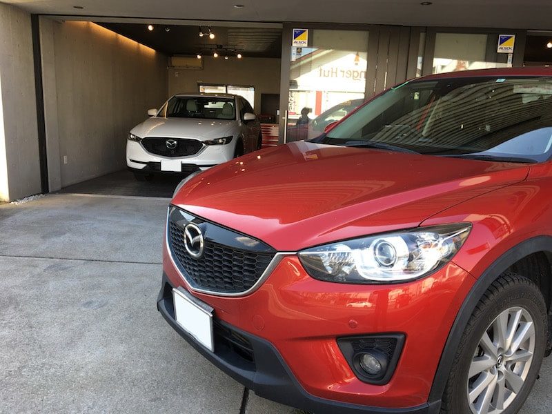 現行CX-5のデントリペア